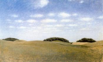 威爾漢姆 哈莫脩依 Landscape from lejre 威爾漢姆 哈莫脩依 Landscape from lejre
